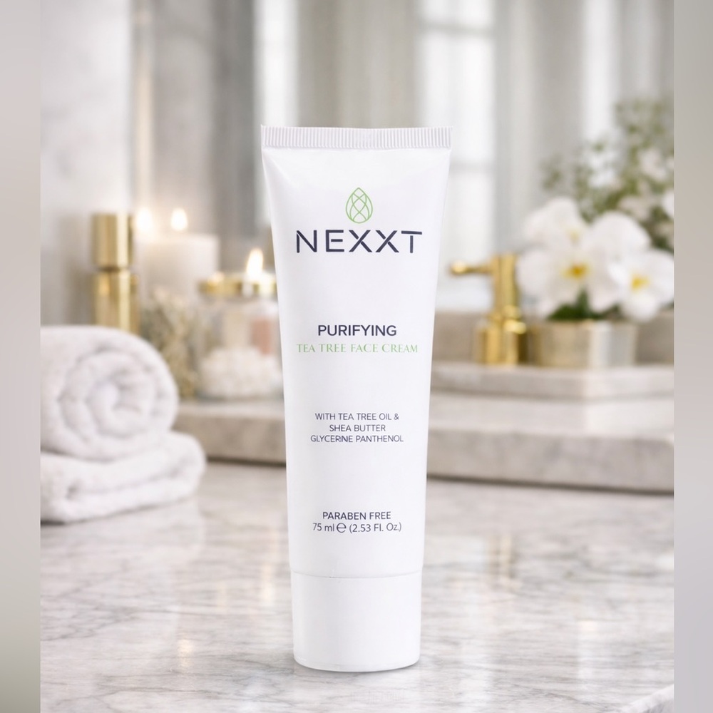 Nexxt Tea Tree Purifying Face Cream 75ml Paraben Free Moisturizer NEW